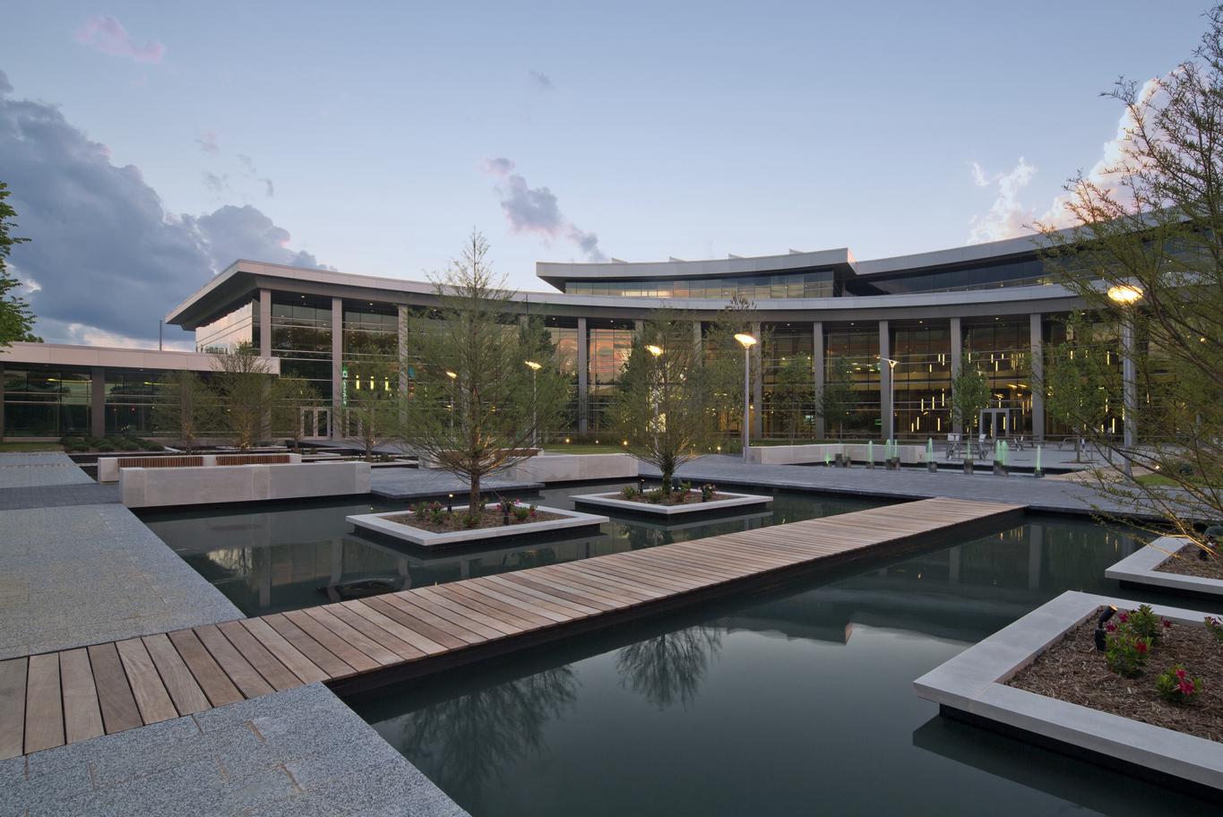 View of CenturyLink's tech campus design in Monroe, Louisiana