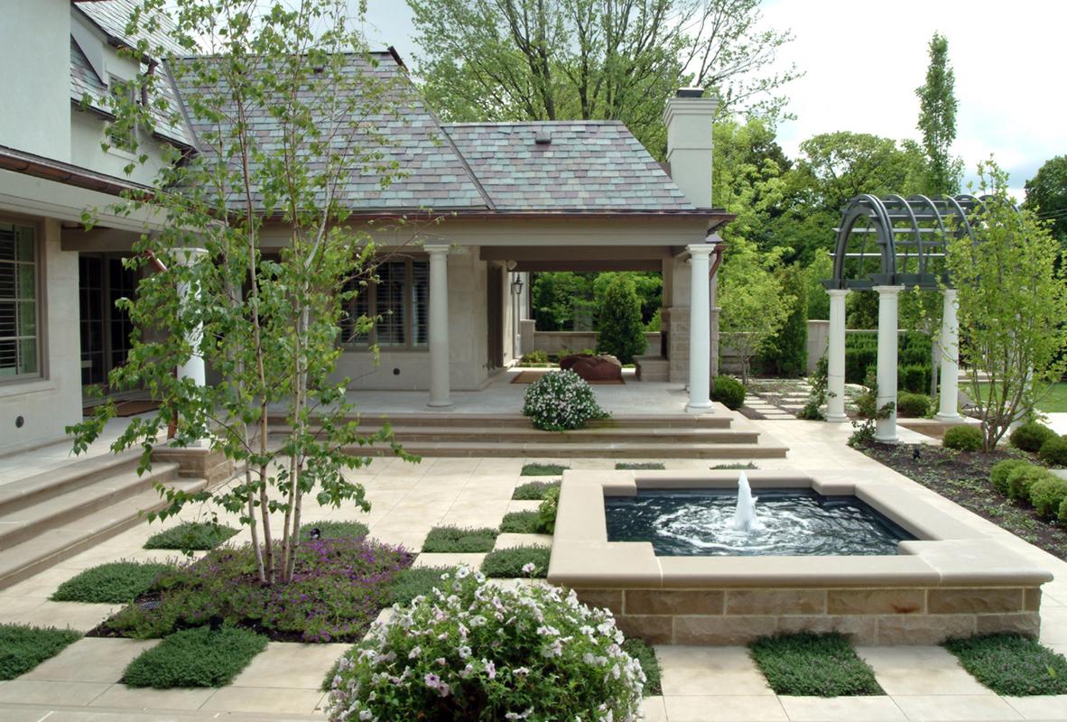 fountain home garden