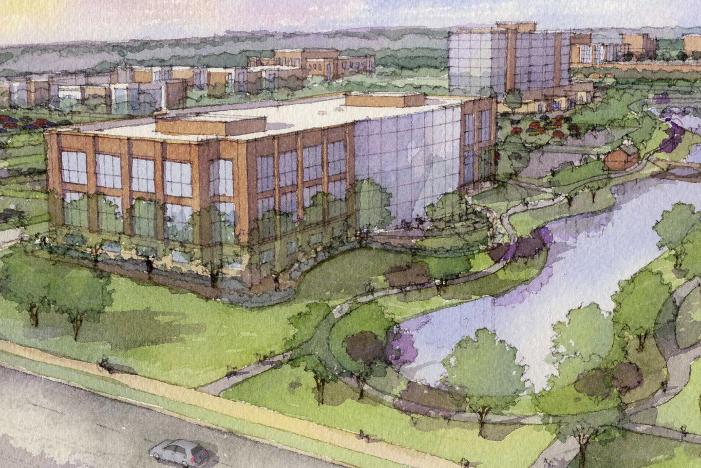 Concept drawing of Westar in Westerville, Ohio.