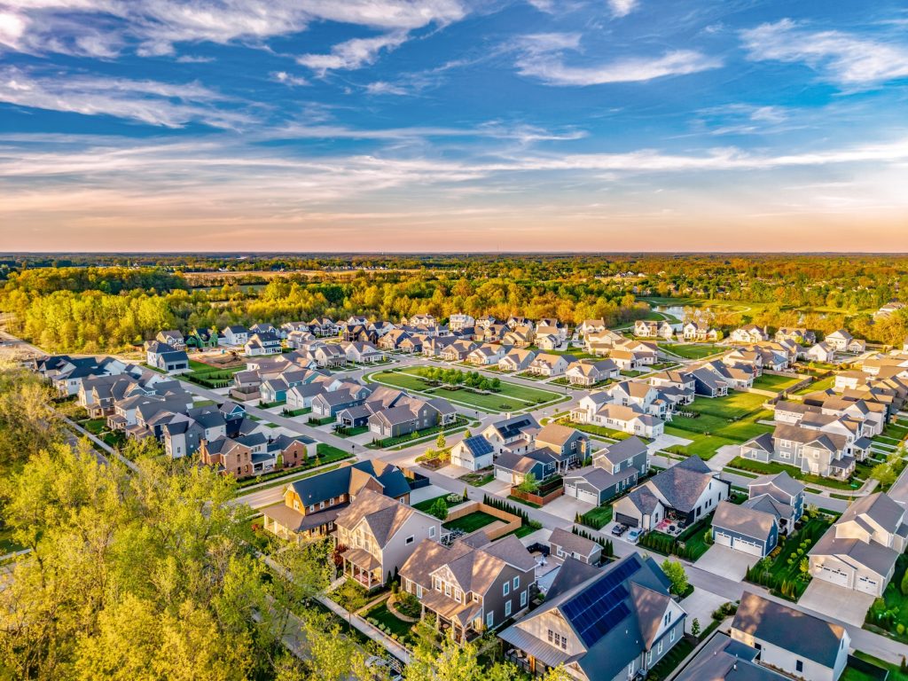 Evans Farm Neighborhood Aerial