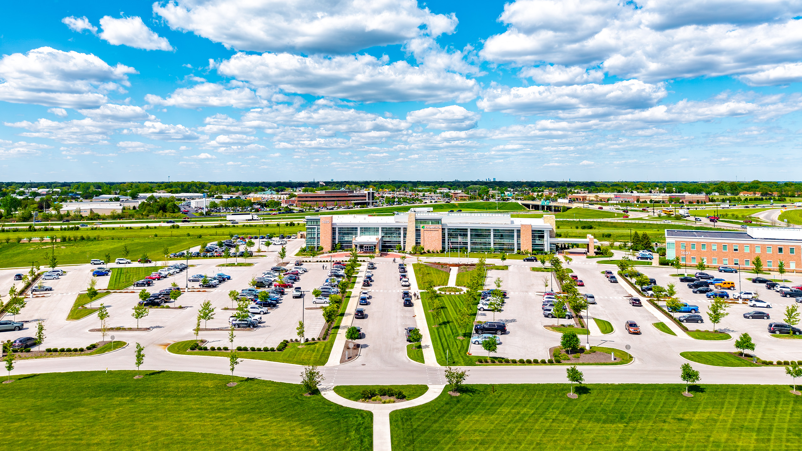 Aerial of Healthcare Institution